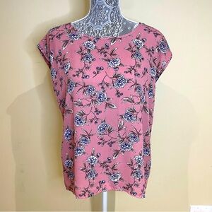 Forever 21 Pink Floral Blouse